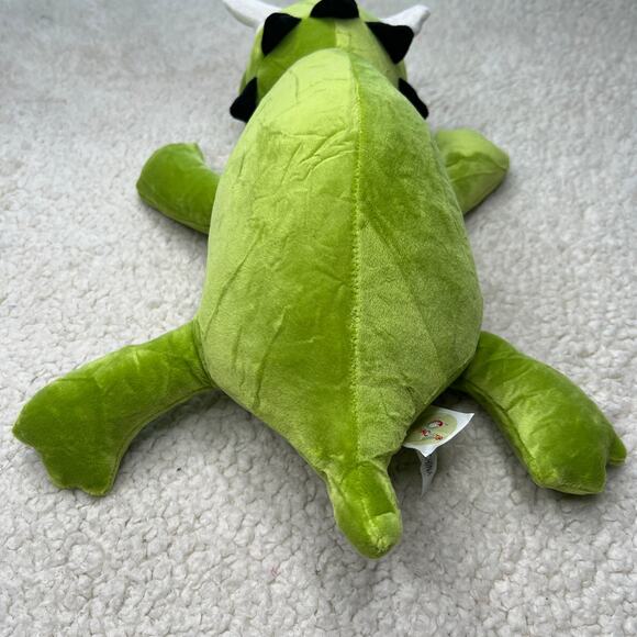 Weighted Dinosaur Plushie Pillow, Green, 16 Inch - Picture 3 of 7